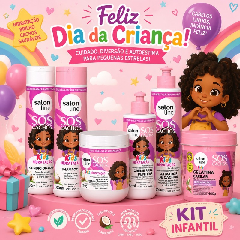 Kit Infantil SOS Cachos K