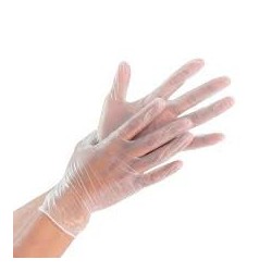 Luva de Vinil Tam M 100un